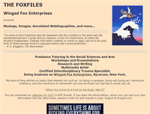Tablet Screenshot of foxgull.com